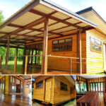 บ้านไม้น็อคดาวน์สไตล์โมเดิร์น