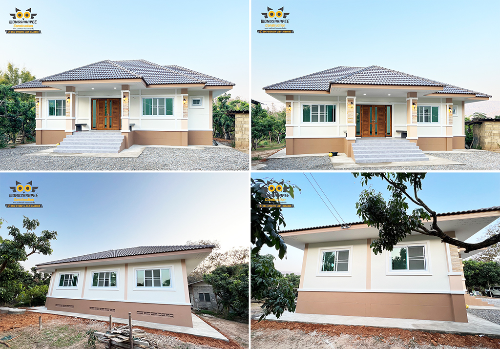 บ้านชั้นเดียวสไตล์ร่วมสมัย