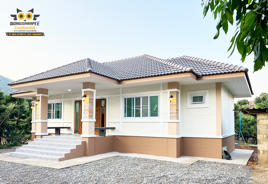 บ้านชั้นเดียวสไตล์ร่วมสมัย