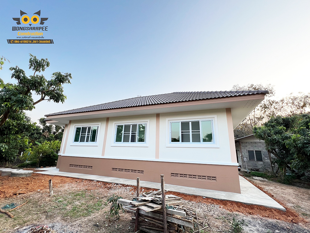 บ้านชั้นเดียวสไตล์ร่วมสมัย