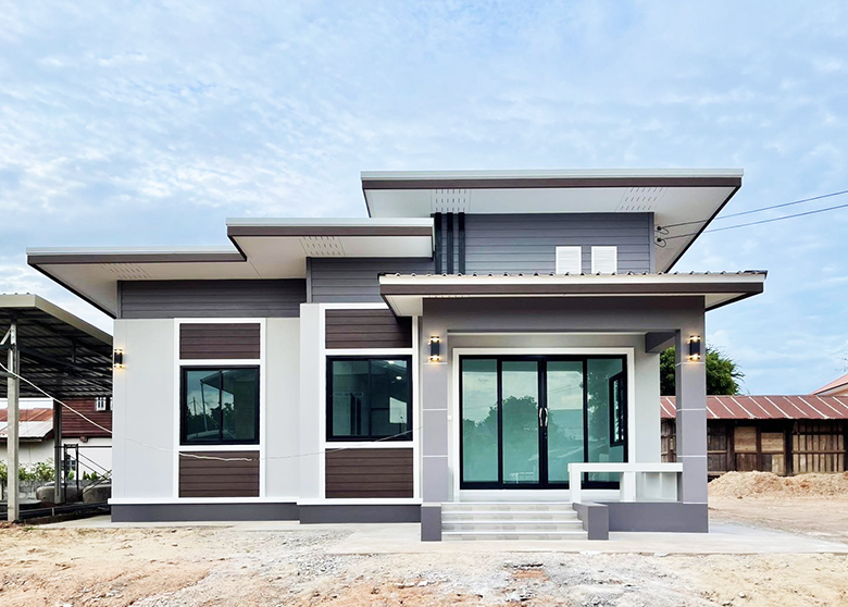 บ้านสไตล์โมเดิร์นชั้นเดียว