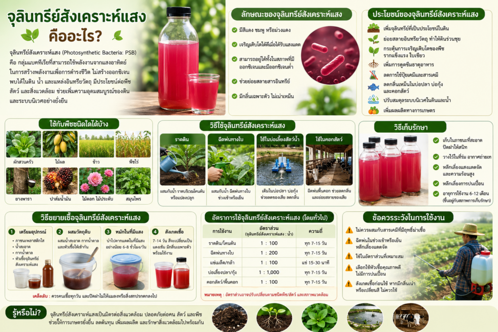 จุลินทรีย์สังเคราะห์แสง