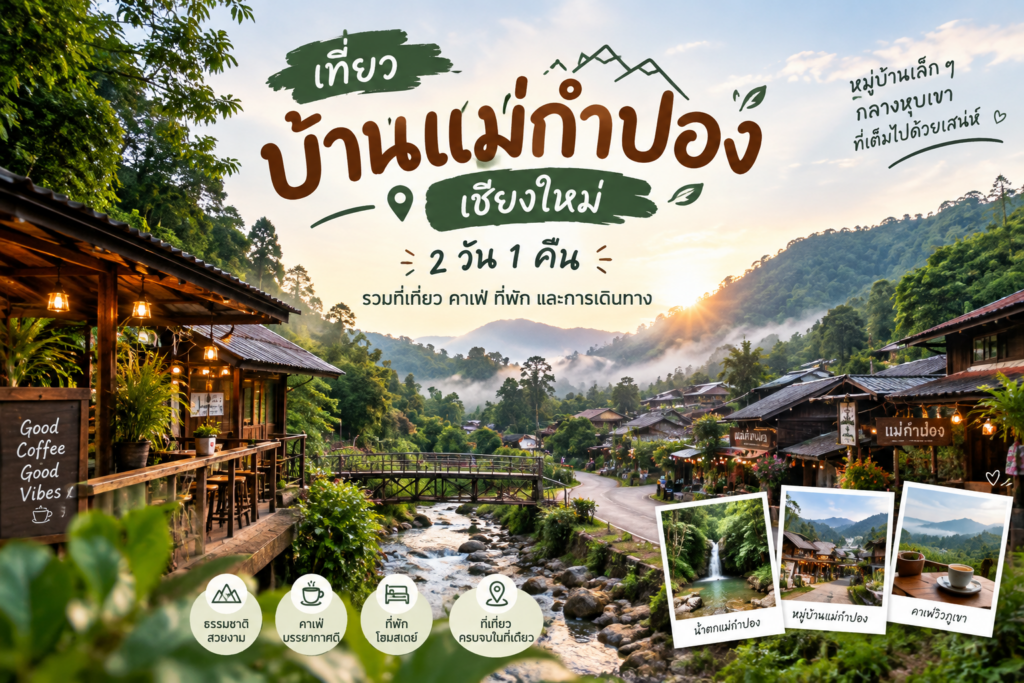 เที่ยวบ้านแม่กำปอง เชียงใหม่